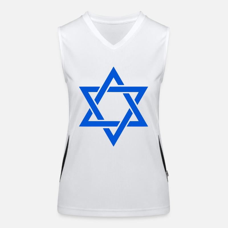 Étoile de David Débardeur respirant contrasté Femme