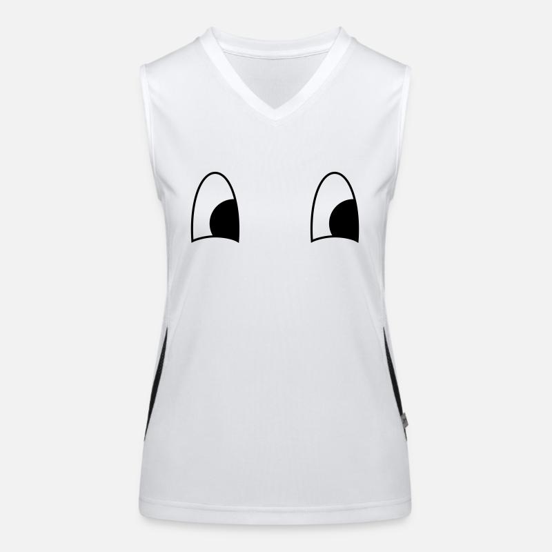 Regards embarrassés Débardeur respirant contrasté Femme