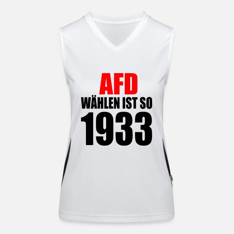 afd wählen ist so 1933 Funktionelles Kontrast-Tank Top für Frauen