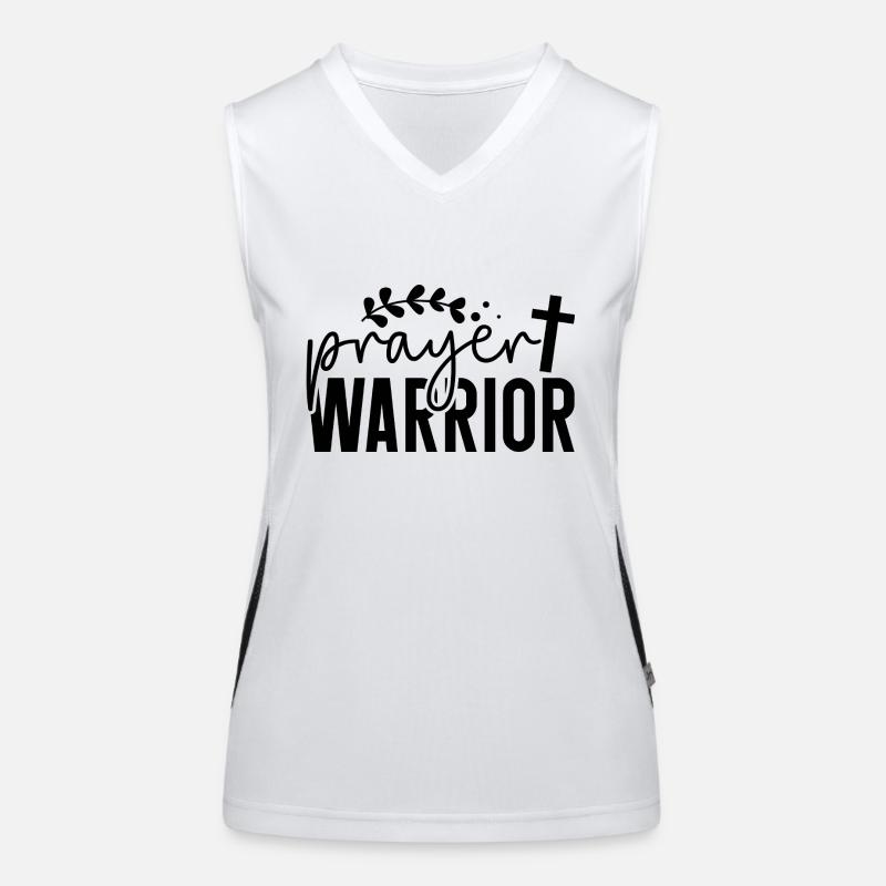 prayer warrior Women's Functional Contrast Tank Top