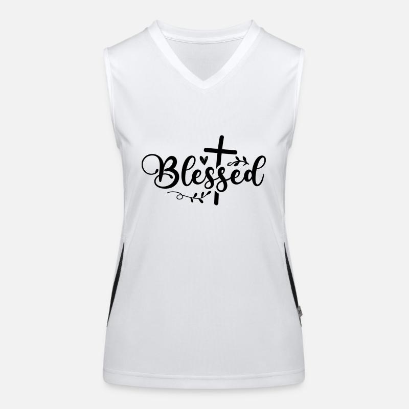 gesegnet Funktionelles Kontrast-Tank Top für Frauen
