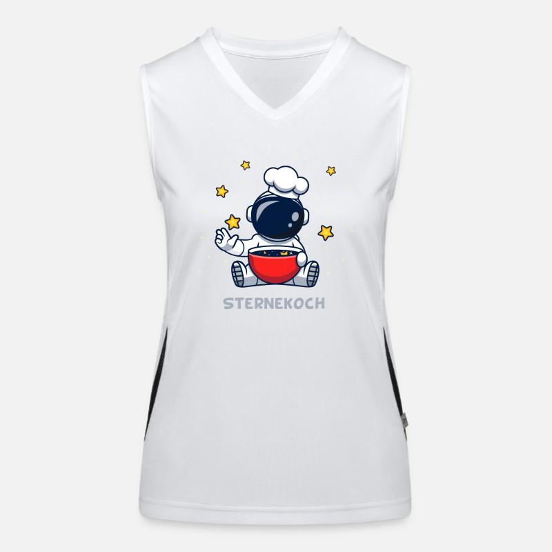SterneKoch (Sternchen-Suppe-Edition) Funktionelles Kontrast-Tank Top für Frauen