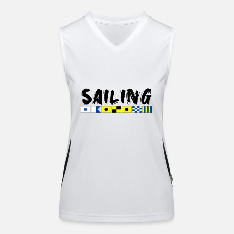 Flaggen-Code Funktionelles Kontrast-Tank Top für Frauen