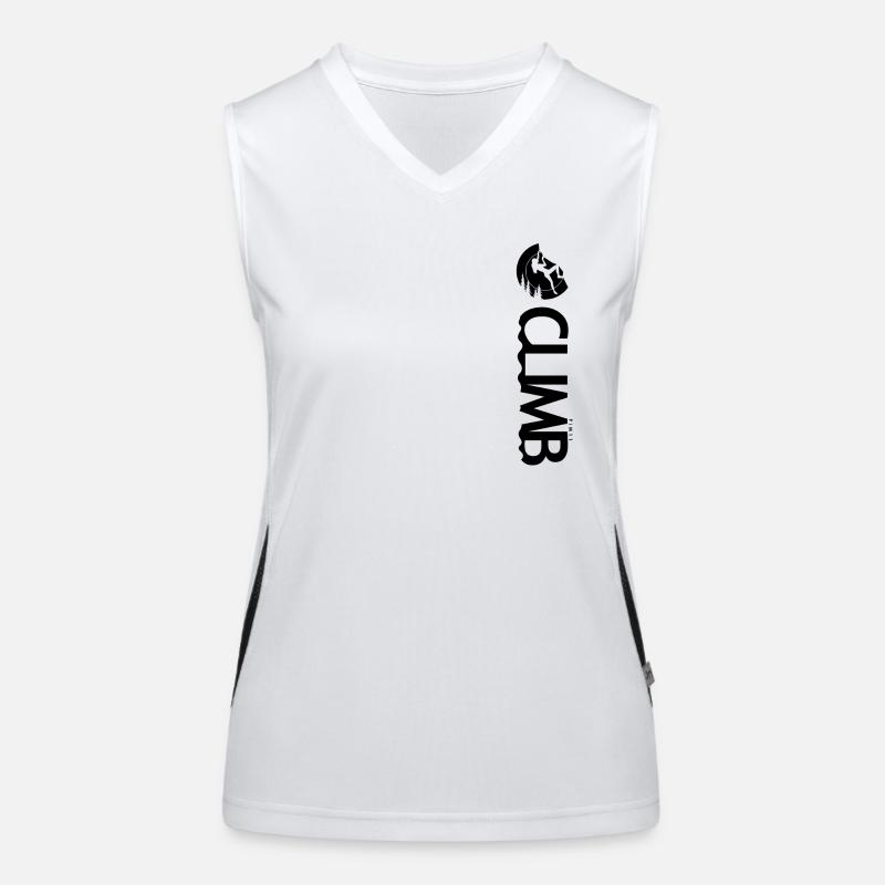 Grimper Débardeur respirant contrasté Femme