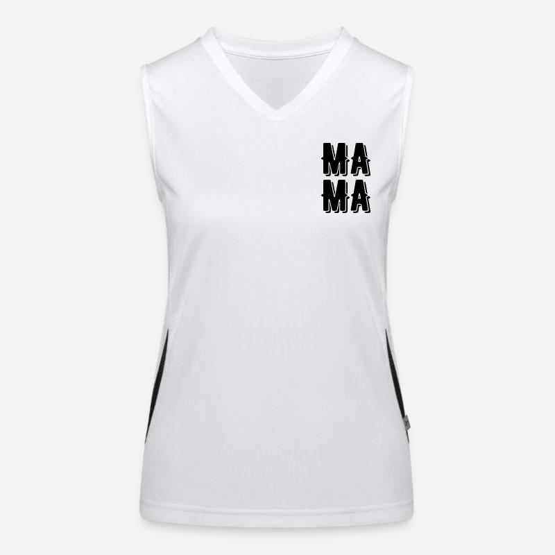 mama Women's Functional Contrast Tank Top