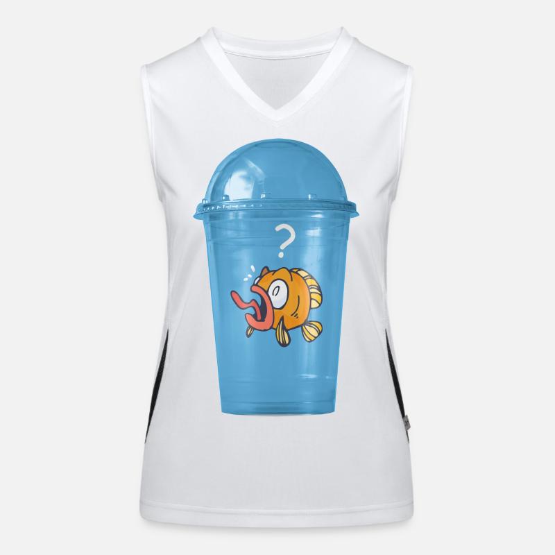Plastic Free Women's Functional Contrast Tank Top
