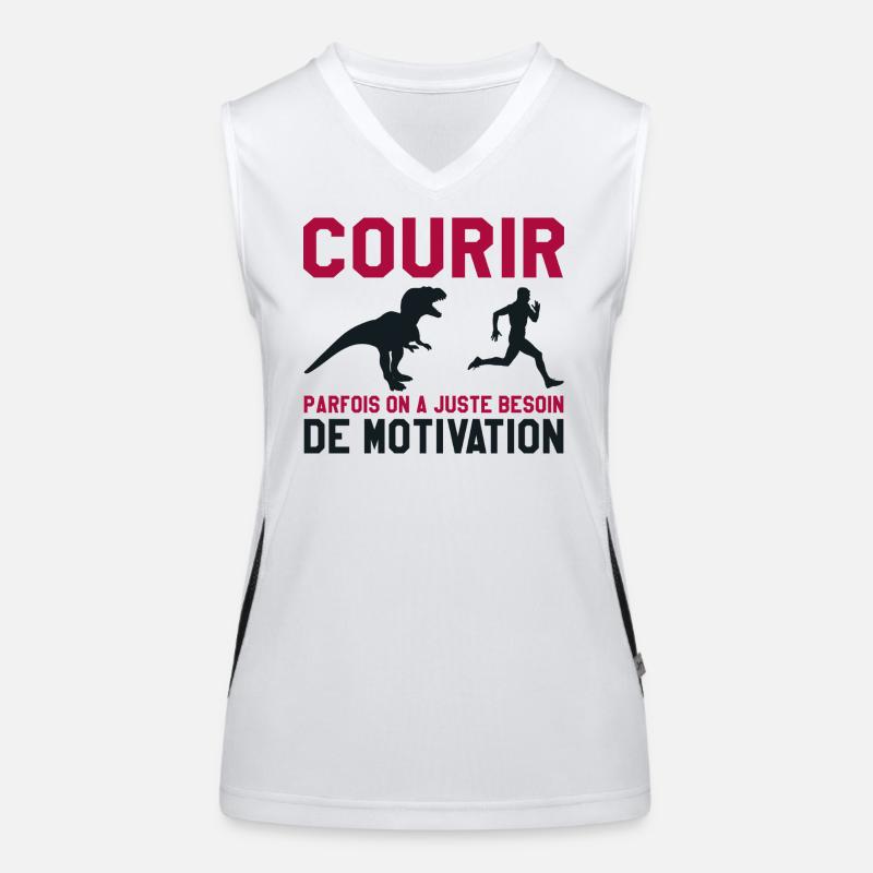 courir Débardeur respirant contrasté Femme