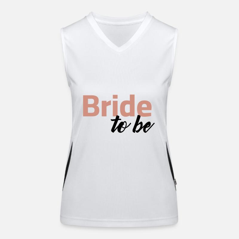 bride to be Women's Functional Contrast Tank Top