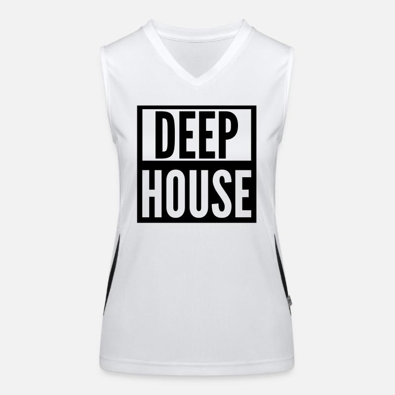deep house Funktionelles Kontrast-Tank Top für Frauen