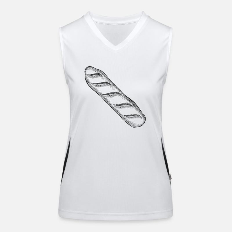 Conception de baguette Débardeur respirant contrasté Femme