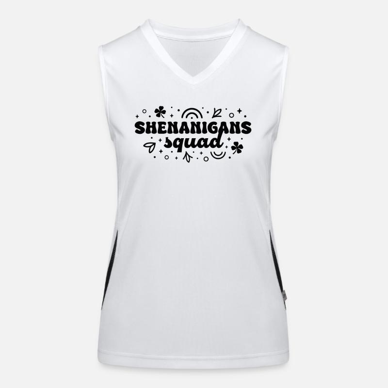Shenanigans Kader Funktionelles Kontrast-Tank Top für Frauen