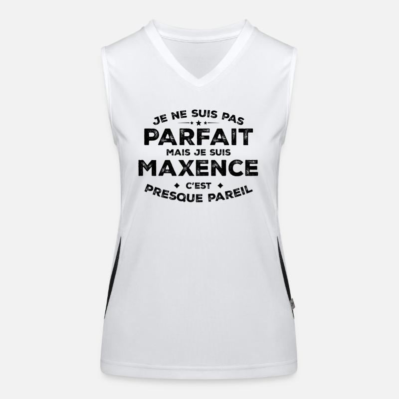 Maxence Un Prénom, Une Attitude L’Humour Maxence Débardeur respirant contrasté Femme