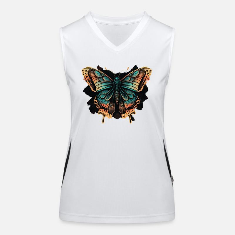 Papillon planeur Débardeur respirant contrasté Femme