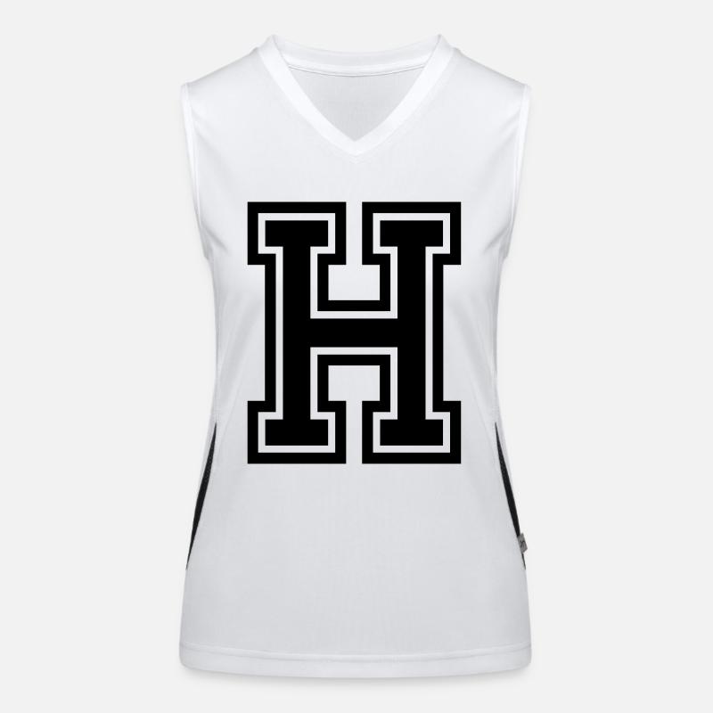 H Funktionelles Kontrast-Tank Top für Frauen