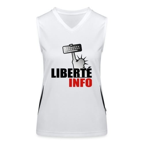 Logo Liberté-info - Débardeur respirant contrasté Femme