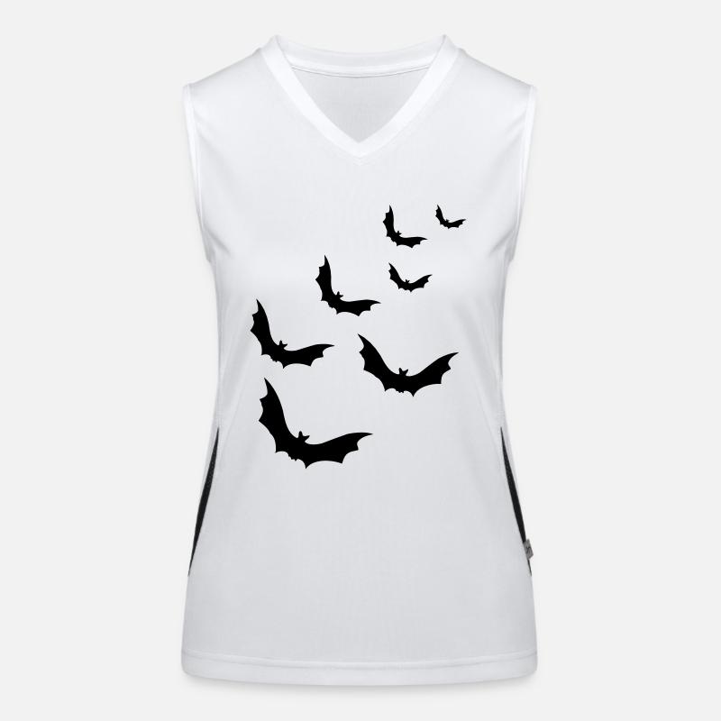 Fledermäuse Funktionelles Kontrast-Tank Top für Frauen