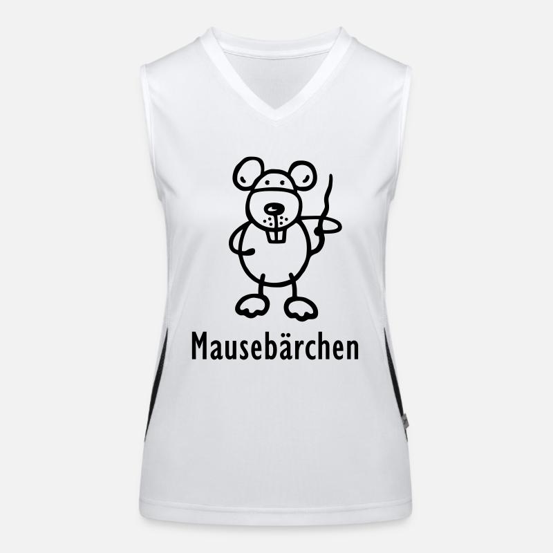 Maus - Mausebärchen Funktionelles Kontrast-Tank Top für Frauen