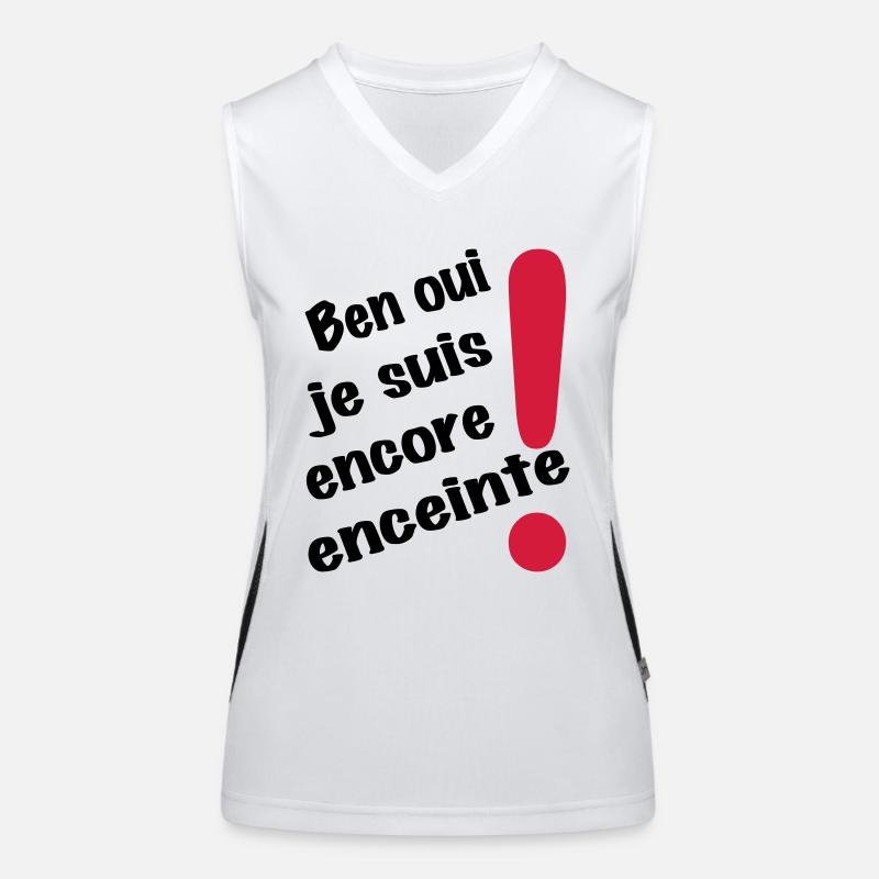 encore enceinte Débardeur respirant contrasté Femme