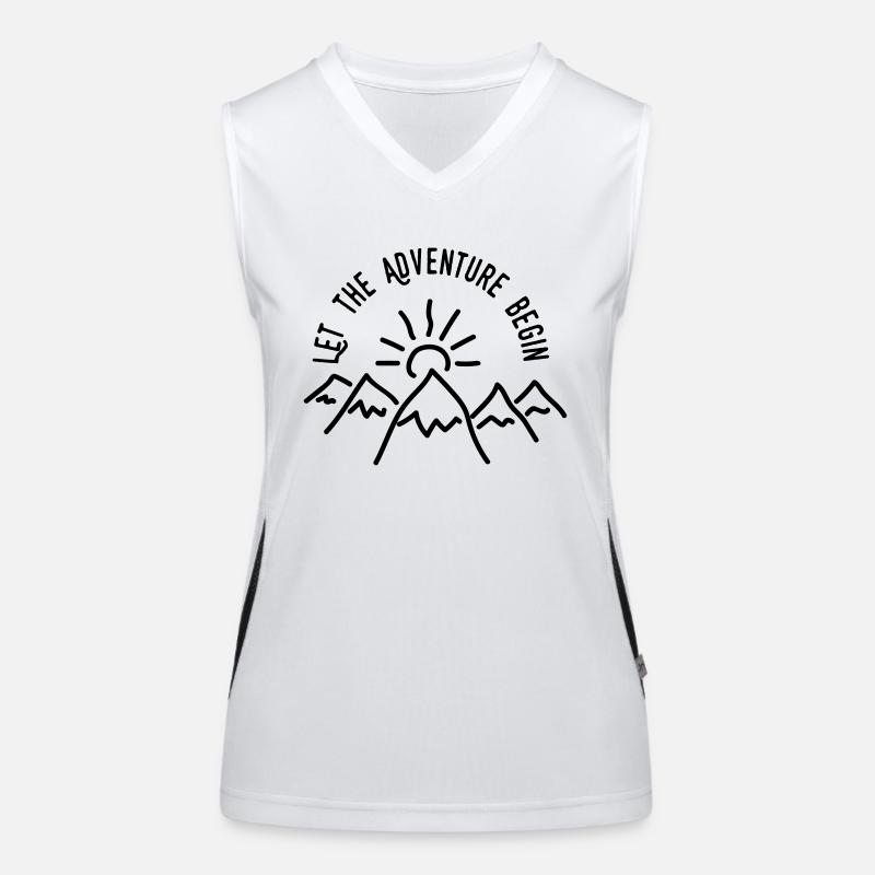 AD Let the Adventure Begin Débardeur respirant contrasté Femme