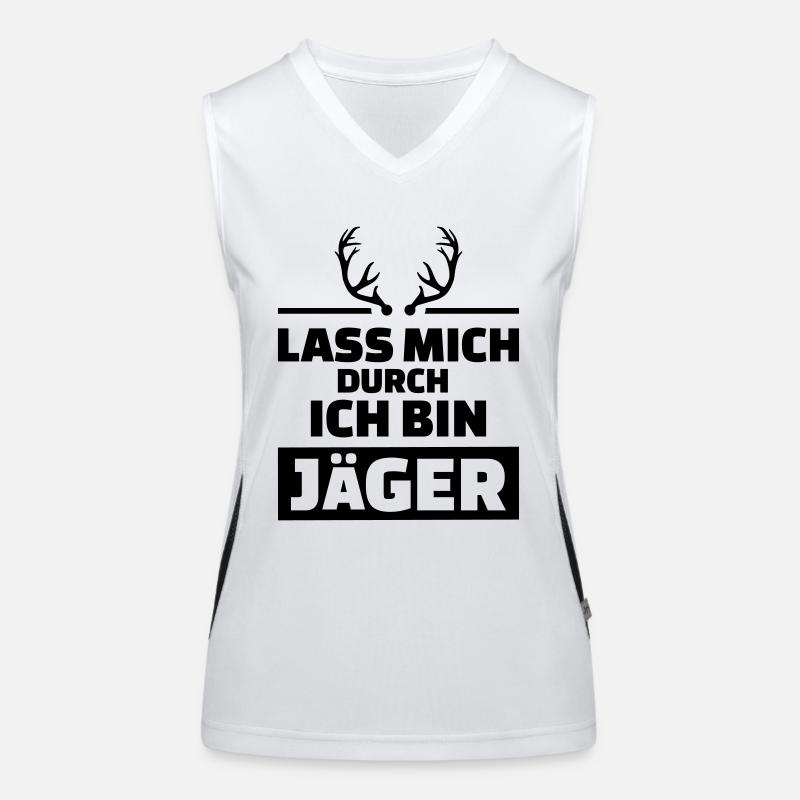 Jäger Funktionelles Kontrast-Tank Top für Frauen