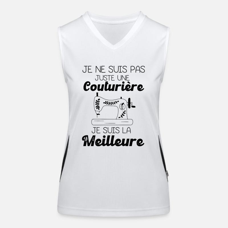 meilleure couturière 2 Débardeur respirant contrasté Femme