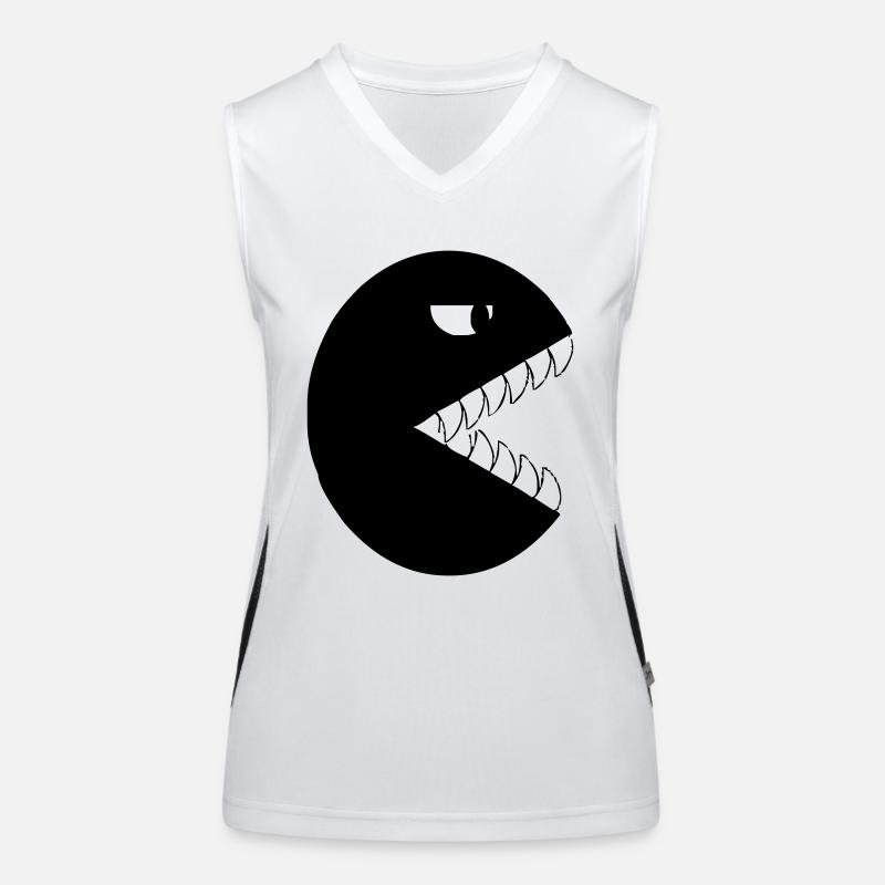 Monster Buchstabe C Funktionelles Kontrast-Tank Top für Frauen