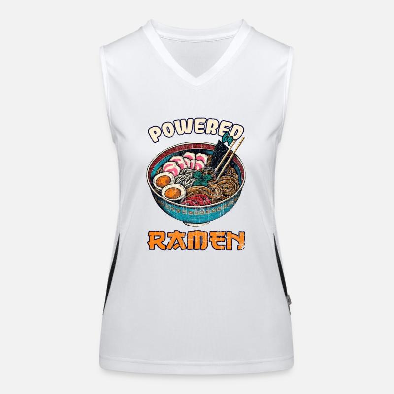 owered by Ramen Japanese Women's Functional Contrast Tank Top