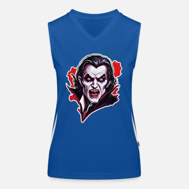 Vampir / Dracula / Blutsauger / Halloween / Mythos Funktionelles Kontrast-Tank Top für Frauen