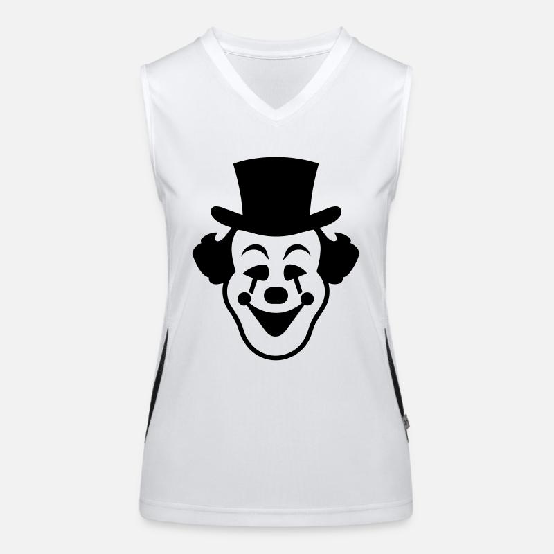 Clown Débardeur respirant contrasté Femme