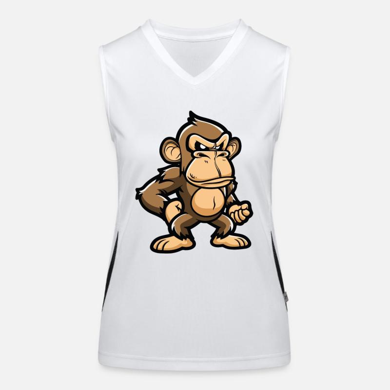 affe Funktionelles Kontrast-Tank Top für Frauen
