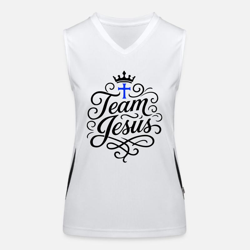 Équipe de la Croix de Jésus Débardeur respirant contrasté Femme