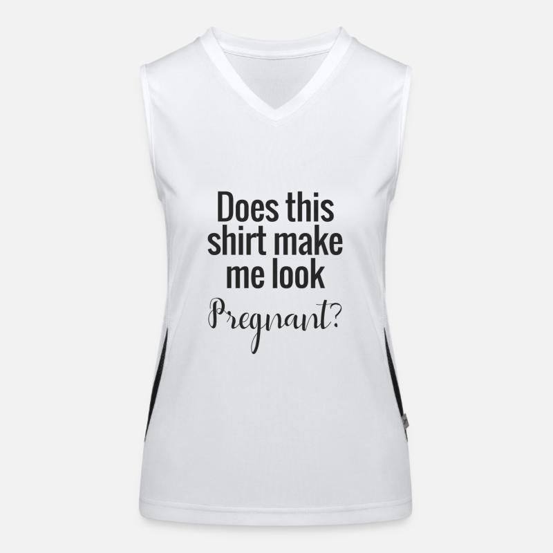 annonce de grossesse cadeau bébé Débardeur respirant contrasté Femme