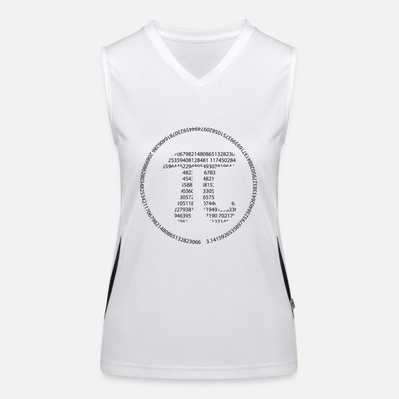 Pi - Pi Day - schwarz Funktionelles Kontrast-Tank Top für Frauen