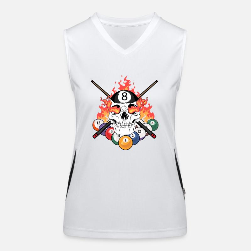 Pool Billiards Women's Functional Contrast Tank Top