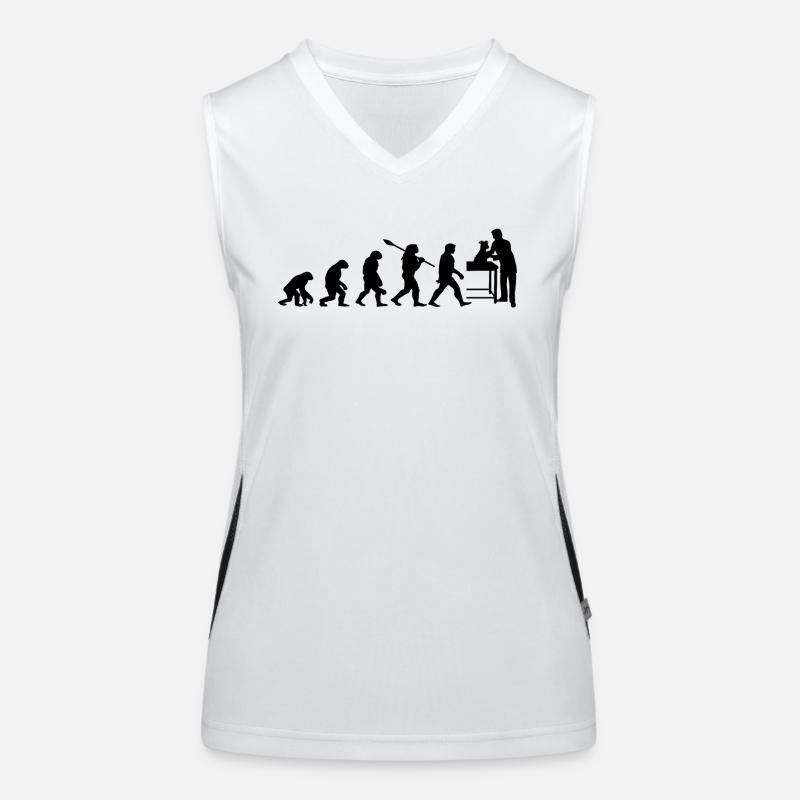 Veterinary Evolution Geschenk für Tierärzte Funktionelles Kontrast-Tank Top für Frauen