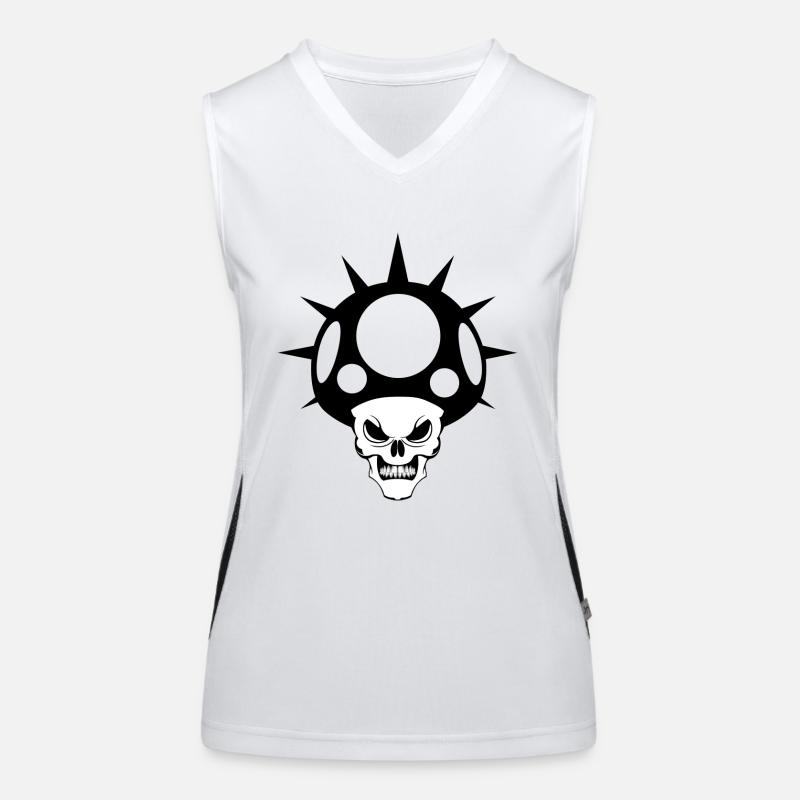 1 Down Funktionelles Kontrast-Tank Top für Frauen