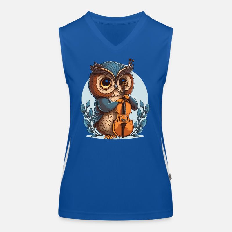 Classical Owl Women's Functional Contrast Tank Top