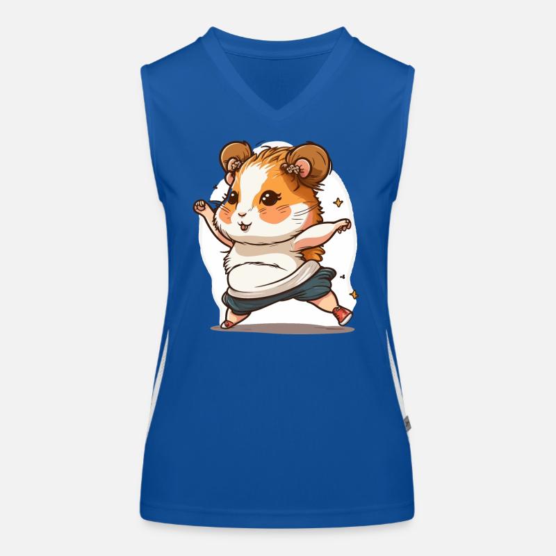 Hamsters Groove Women's Functional Contrast Tank Top