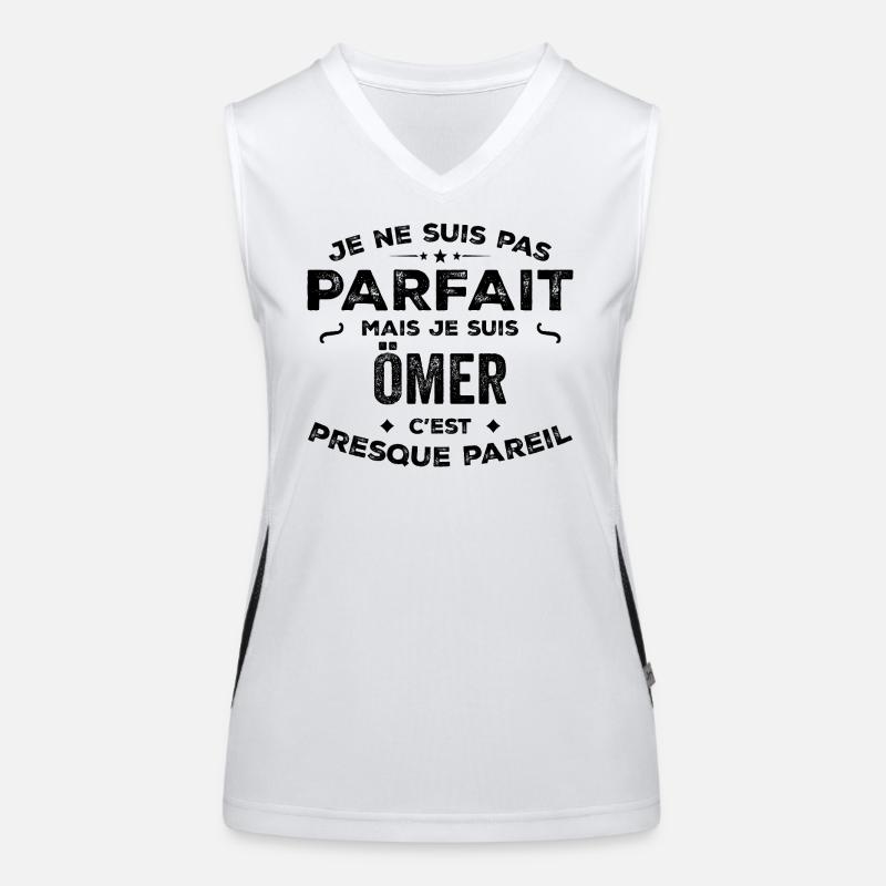 Ömer – ein lustiger und stolzer Vorname, eine Legende Funktionelles Kontrast-Tank Top für Frauen