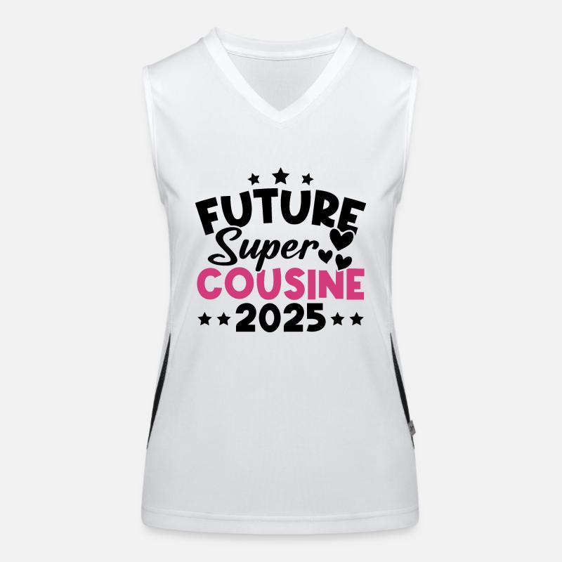 Future super cousine 2025 Débardeur respirant contrasté Femme