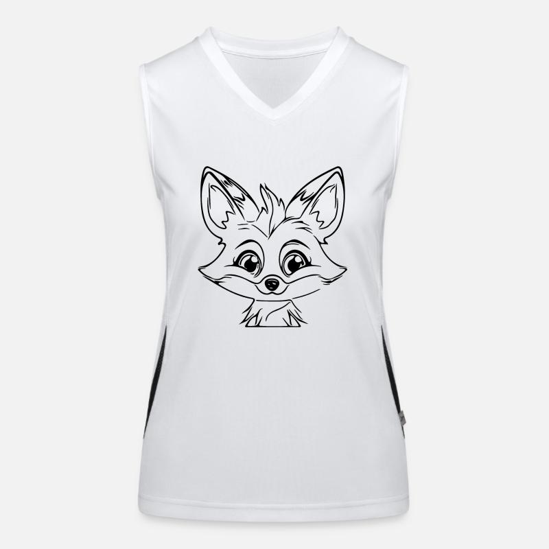Mignon Mignon Enfants Fox Débardeur respirant contrasté Femme