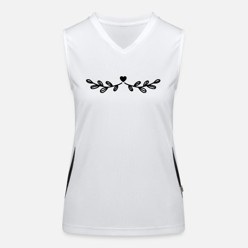 Blume - Blumen Funktionelles Kontrast-Tank Top für Frauen
