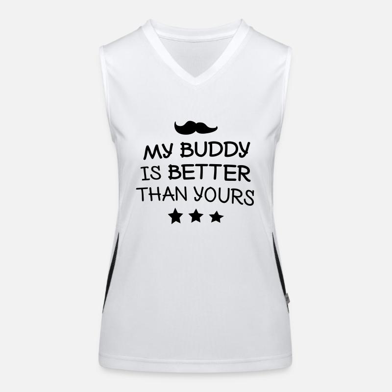 My buddy Funktionelles Kontrast-Tank Top für Frauen