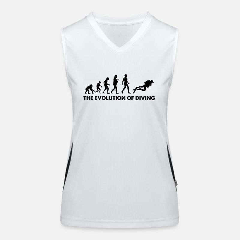 L’évolution de la plongée Débardeur respirant contrasté Femme