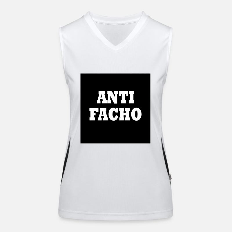 Anti facho Women's Functional Contrast Tank Top