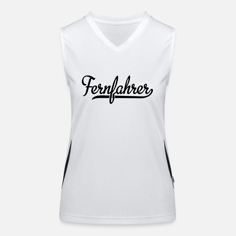 Fernfahrer Funktionelles Kontrast-Tank Top für Frauen