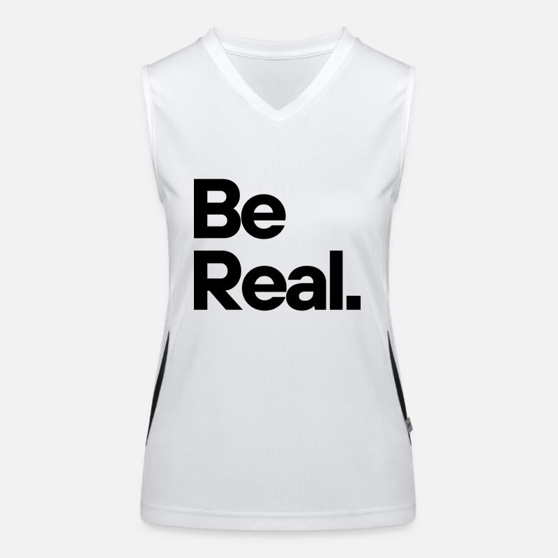 Be Real Funktionelles Kontrast-Tank Top für Frauen