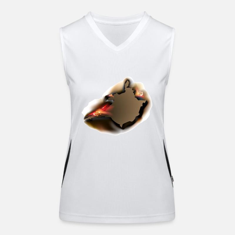 Fire hole Women's Functional Contrast Tank Top
