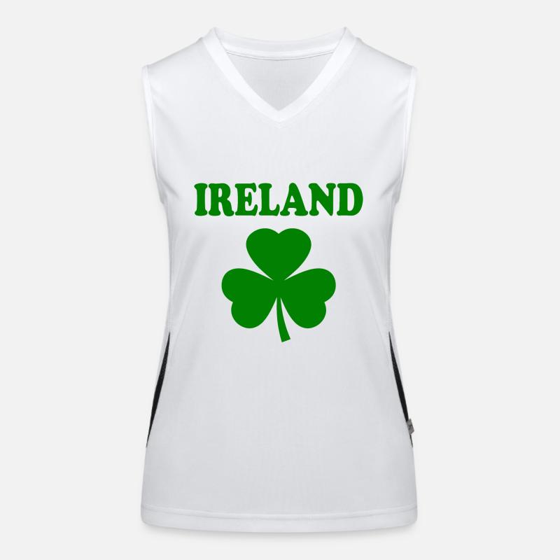Trèfle d’Irlande Débardeur respirant contrasté Femme