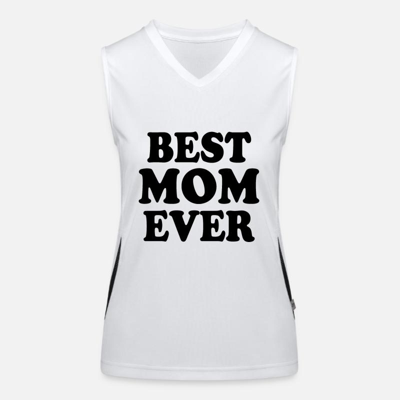 Best mom ever Débardeur respirant contrasté Femme
